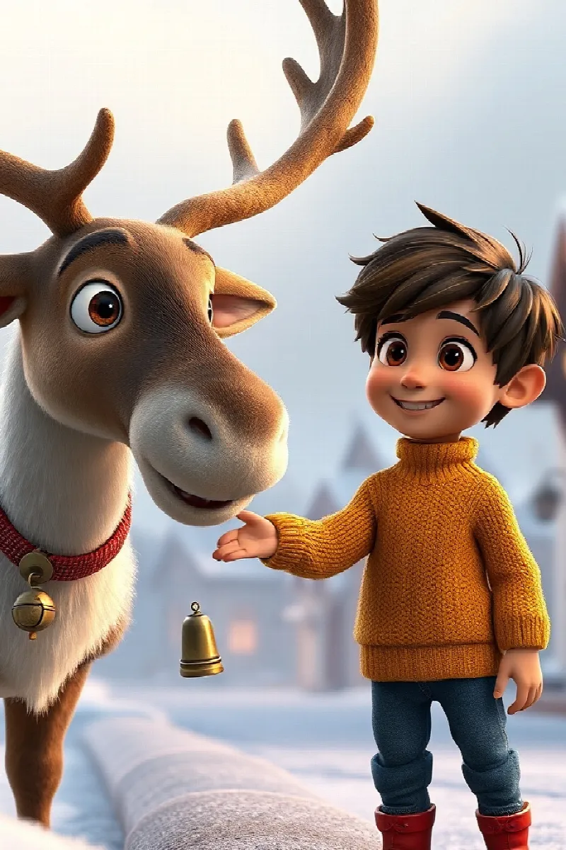 Picture 4 from the tale The Boy and the Reindeer