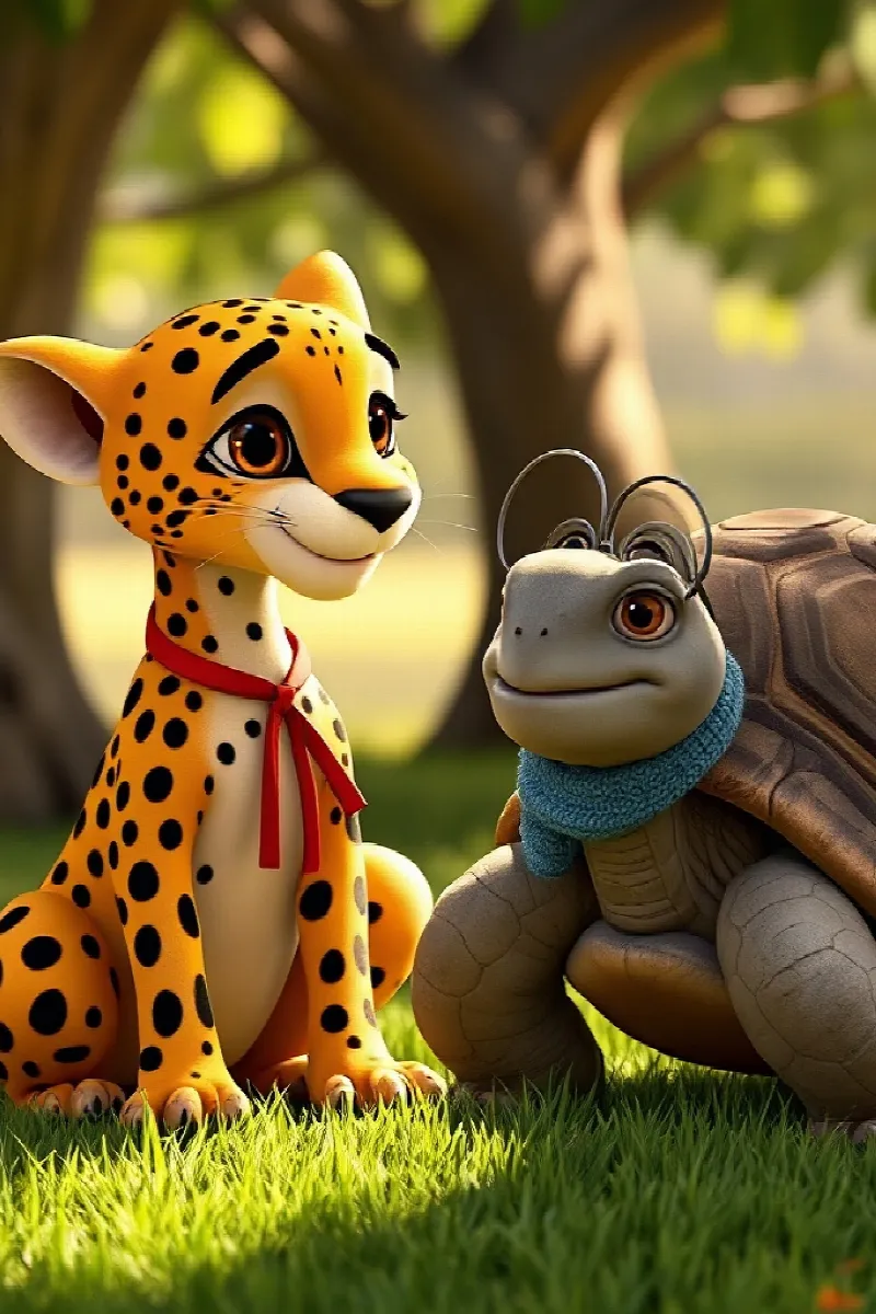 Picture 3 from the tale The Cheetah's Slow Afternoon