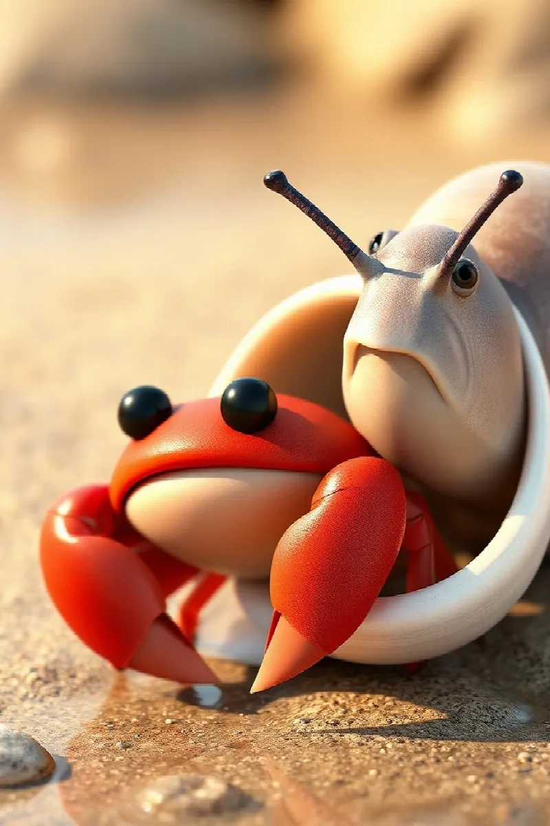 Picture 4 from the tale The Crab's New Address