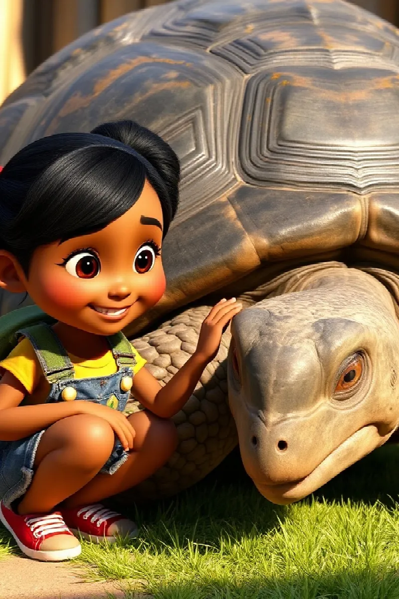 Picture 4 from the tale The Girl and the Tortoise