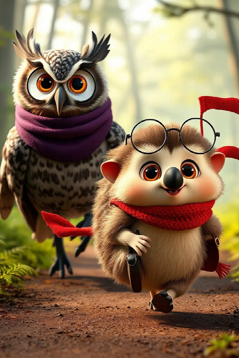 Picture 4 from the tale The Hedgehog's Secret Telescope