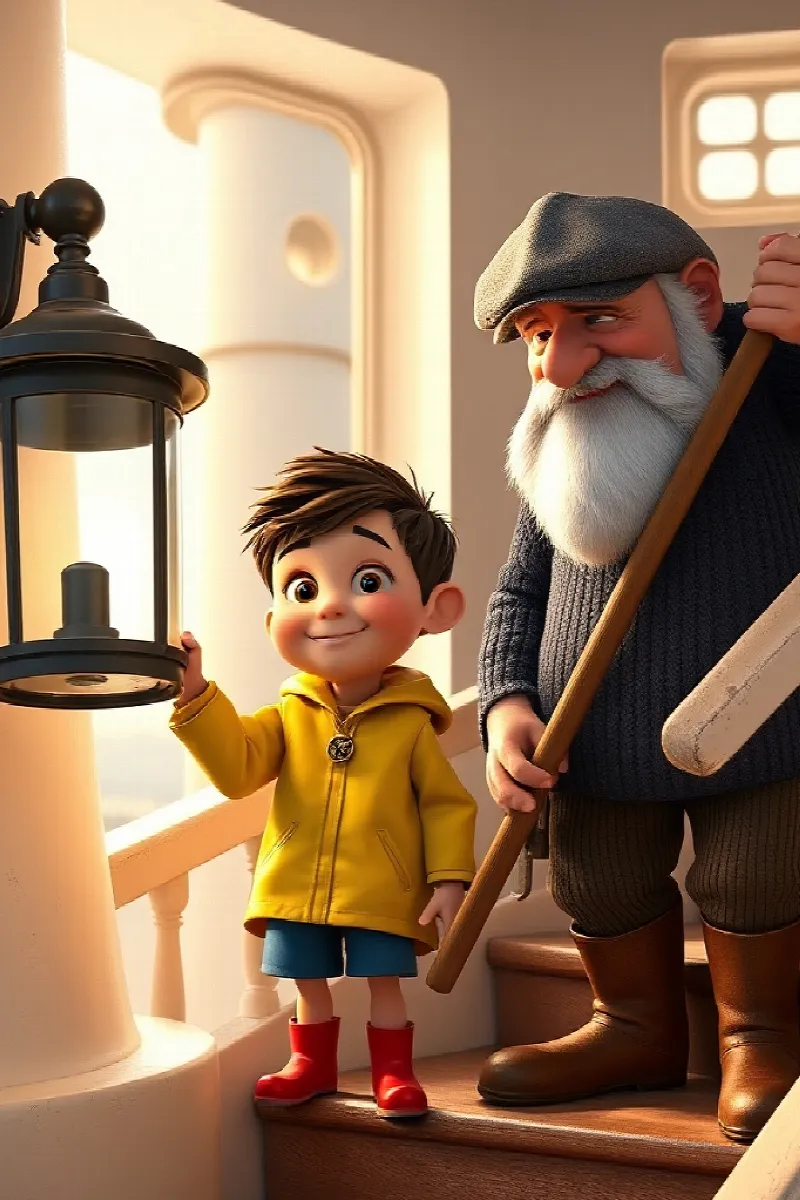 Picture 2 from the tale The Lighthouse of Forgotten Ships