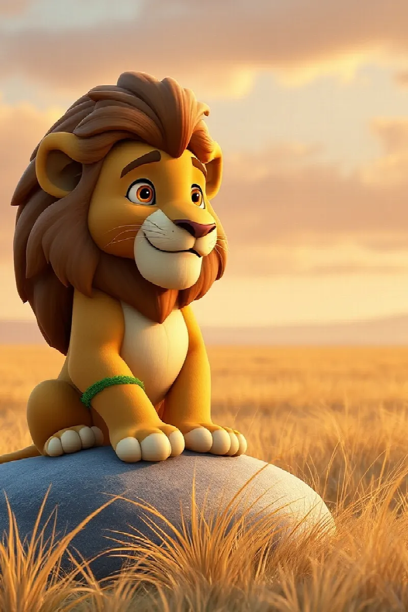 Picture 1 from the tale The Lion and the Mouse