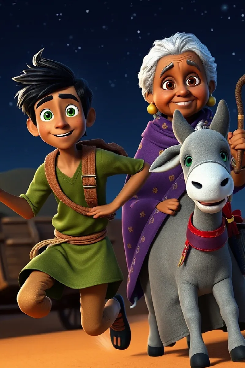 Picture 2 from the tale The Moonlit Caravan