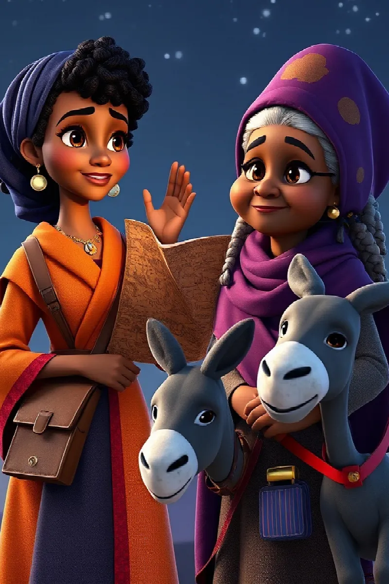 Picture 3 from the tale The Moonlit Caravan