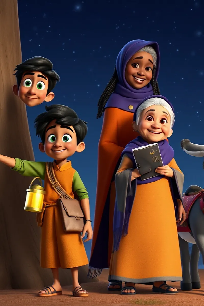 Picture 4 from the tale The Moonlit Caravan