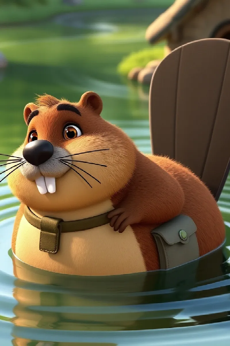 Picture 1 from the tale The Beaver's Secret Clock