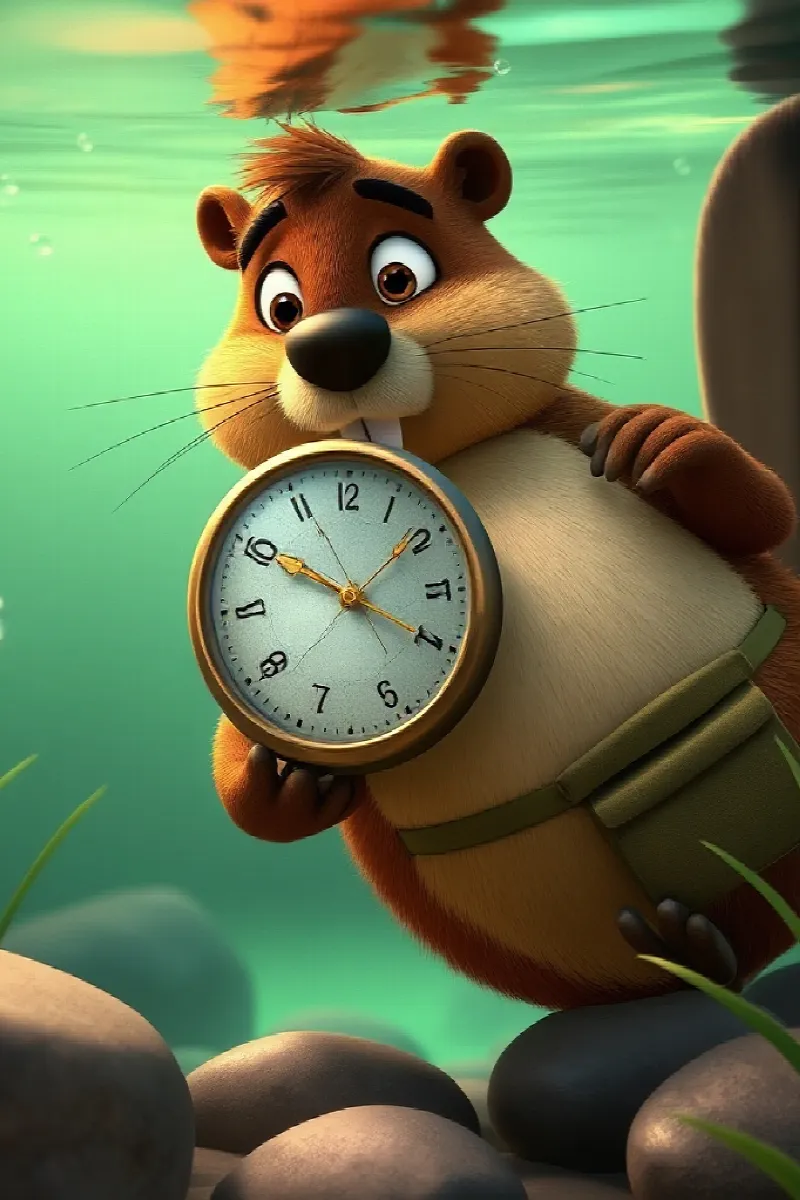 Picture 3 from the tale The Beaver's Secret Clock
