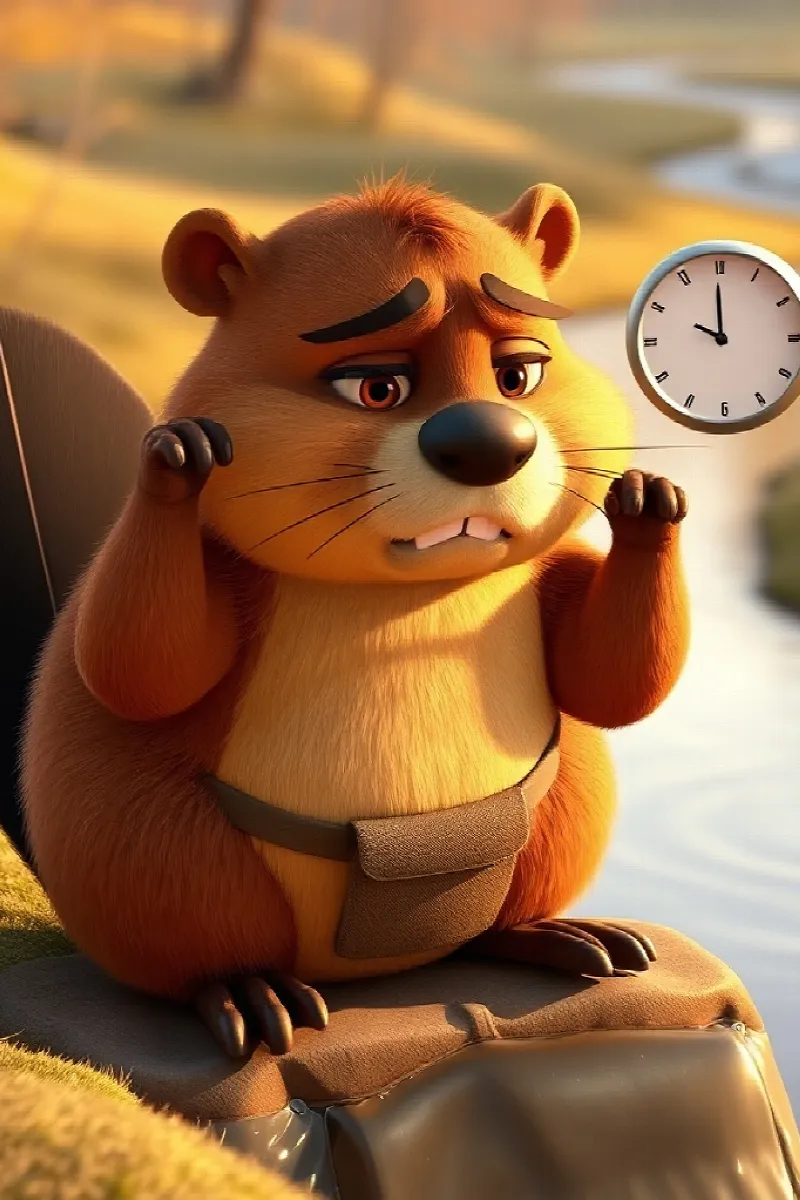 Picture 4 from the tale The Beaver's Secret Clock