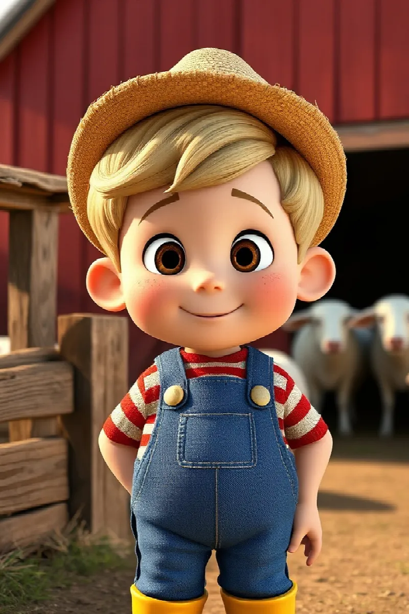 Picture 2 from the tale The Boy and the Lamb