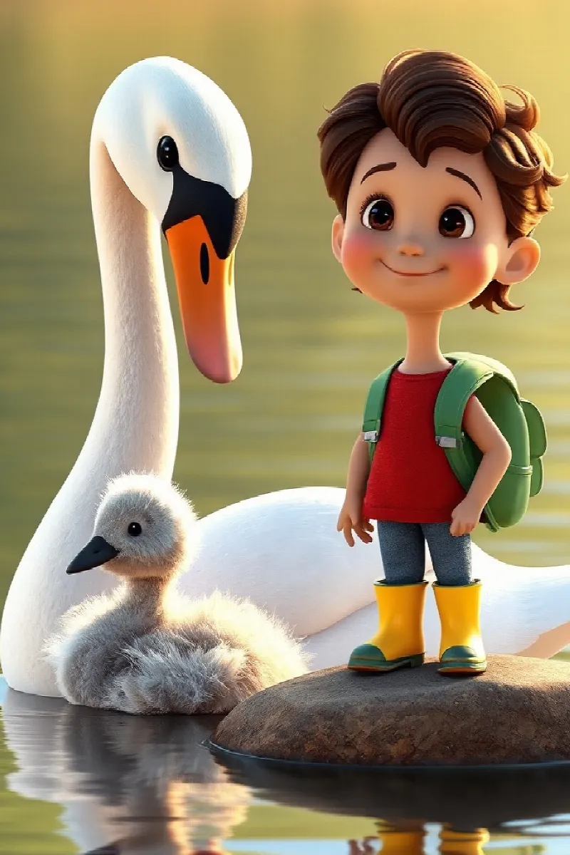 Picture 3 from the tale The Girl and the Little Swan
