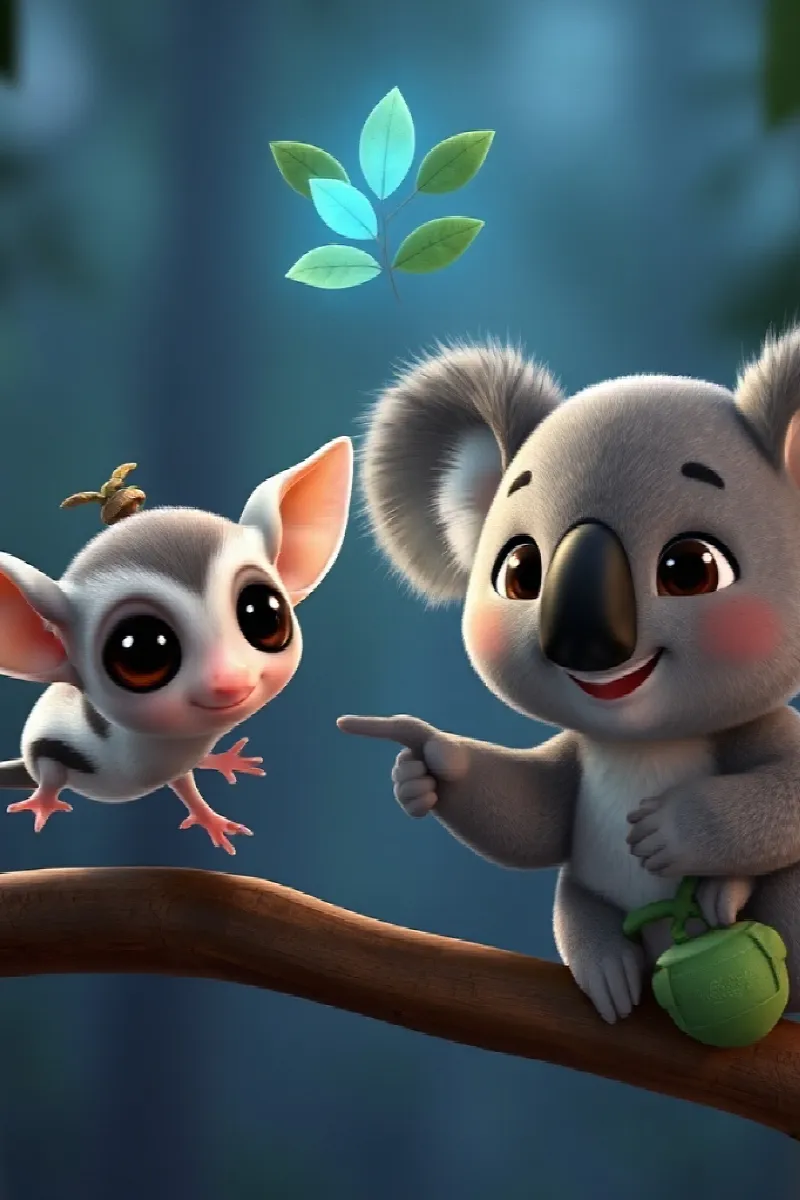Picture 4 from the tale The Little Koala's Secret