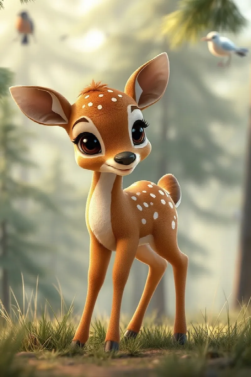 Picture 1 from the tale The Little Musk Deer