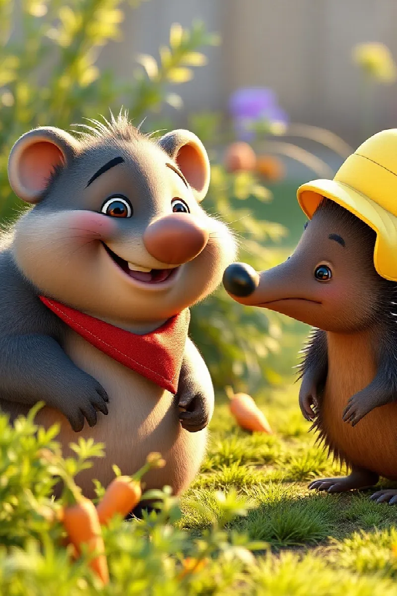 Picture 3 from the tale The Little Wombat's Garden