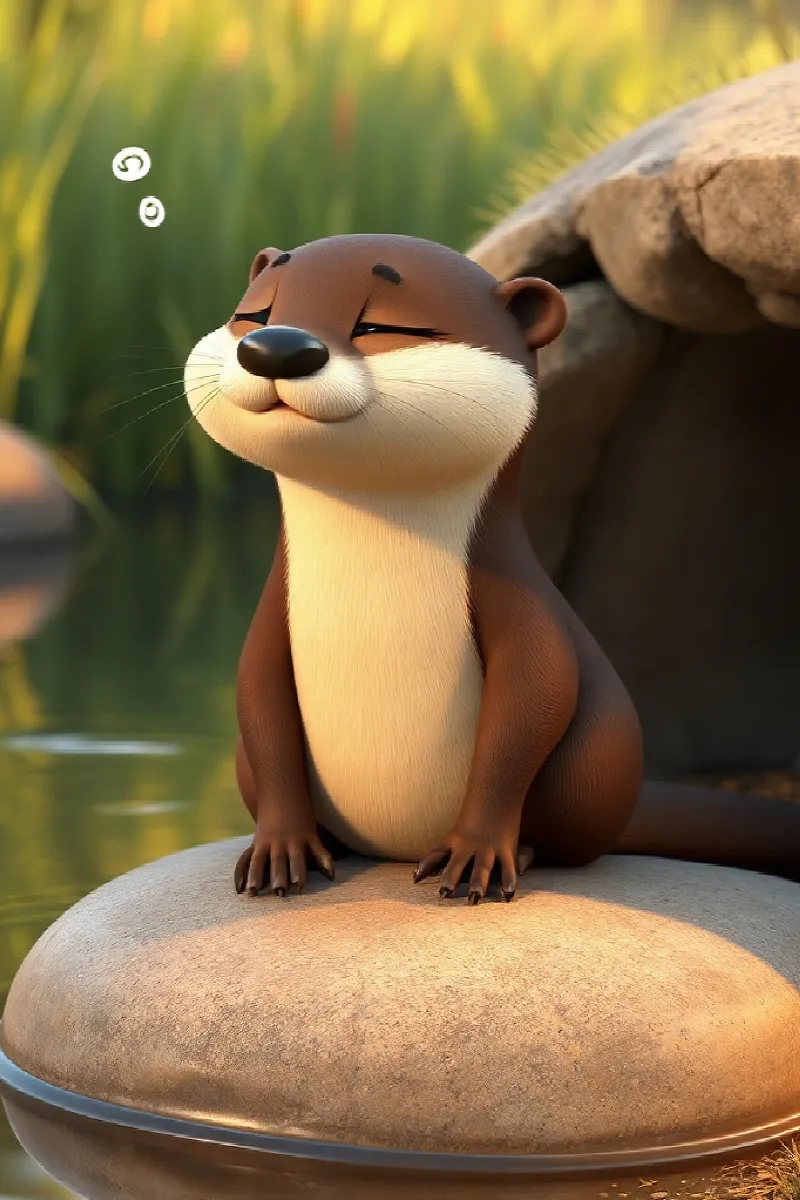 Picture 1 from the tale The Otter's Missing Whistle