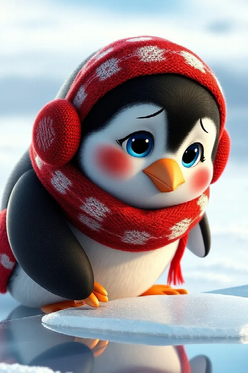 Picture 3 from the tale The Penguin's Missing Reflection