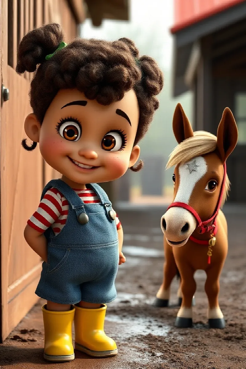 Kız ve Küçük At masalından 2. resim