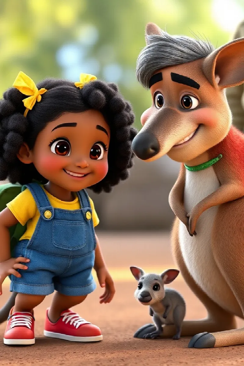 Picture 3 from the tale The Girl and the Wallaby