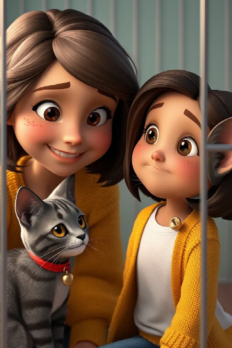 Kız ve Küçük Kedi masalından 4. resim