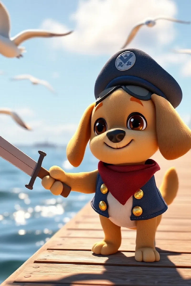 Picture 1 from the tale Pirate Puppy