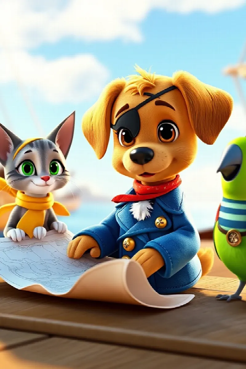 Picture 3 from the tale Pirate Puppy
