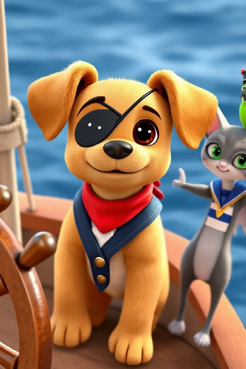 Picture 4 from the tale Pirate Puppy
