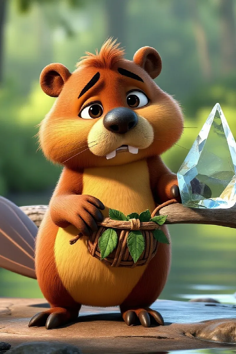 Picture 4 from the tale The Beaver's Crystal Bridge