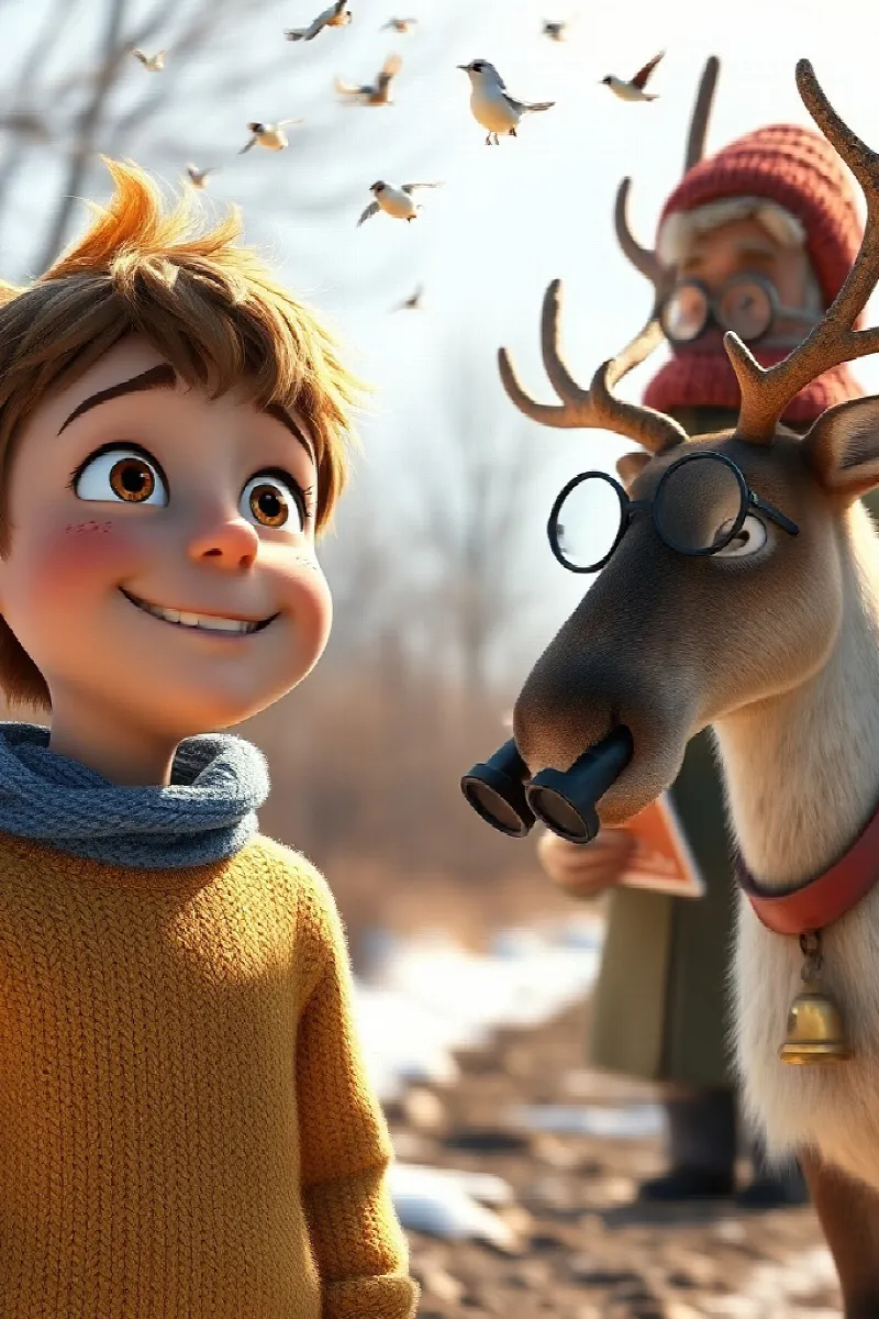 Picture 4 from the tale The Boy and the Reindeer