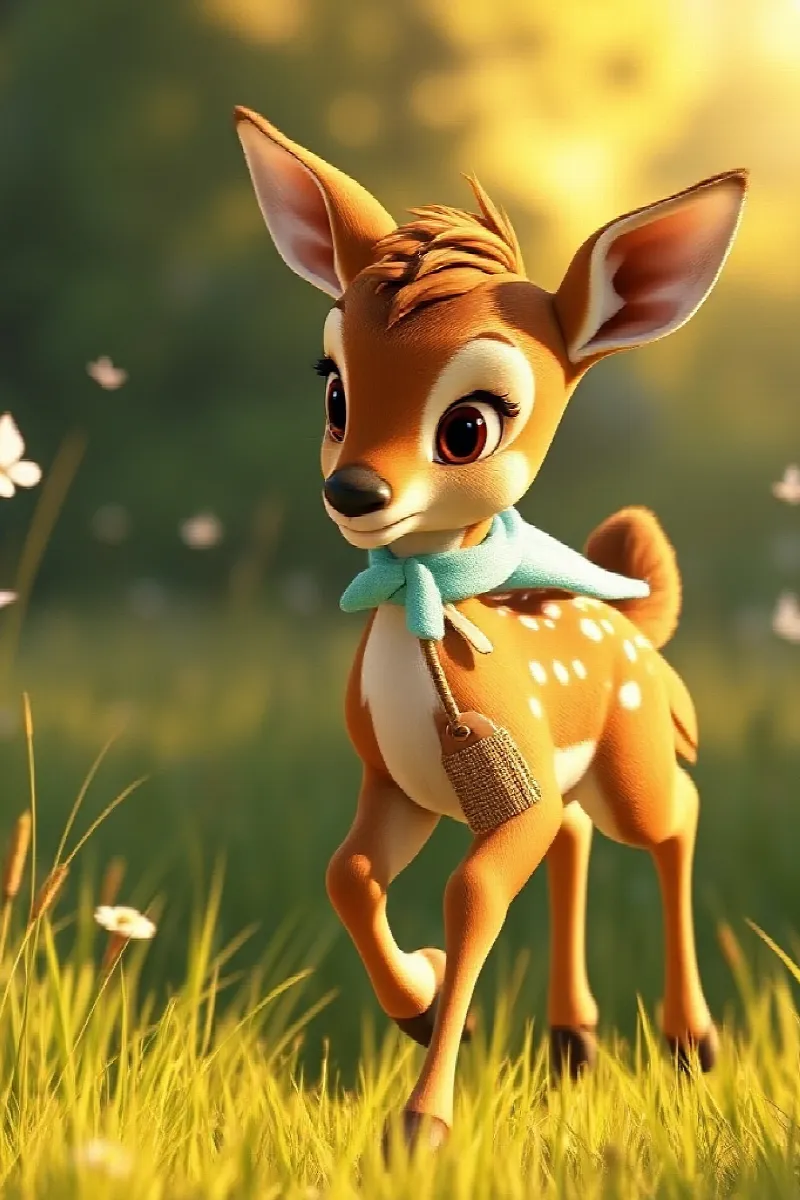 Picture 1 from the tale The Deer Who Loved Thunder