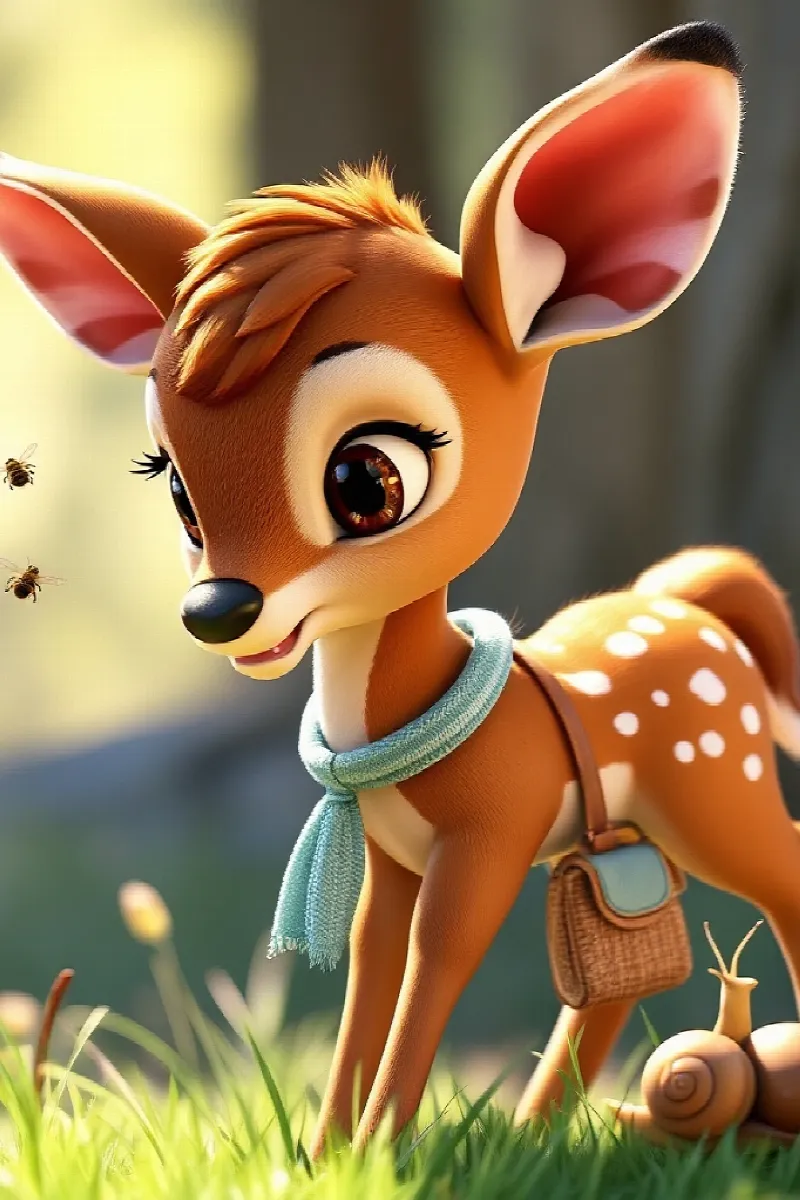 Picture 2 from the tale The Deer Who Loved Thunder
