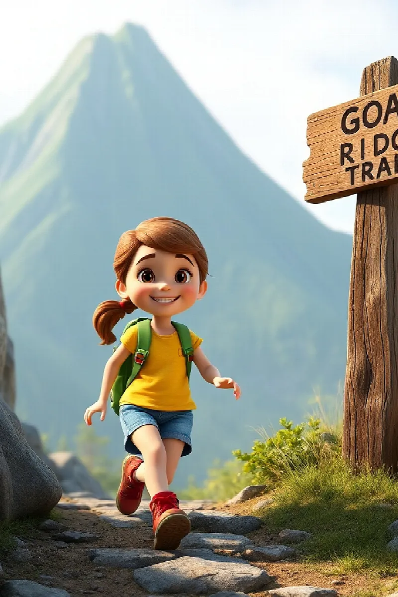 Picture 2 from the tale The Girl and the Mountain Goat