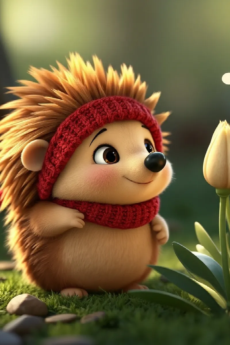 Picture 2 from the tale The Hedgehog's Secret Song