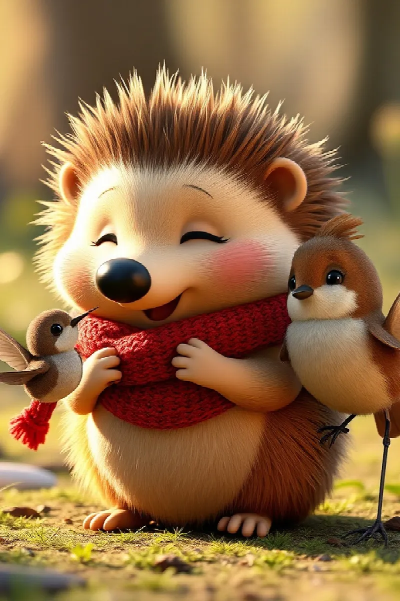 Picture 3 from the tale The Hedgehog's Secret Song