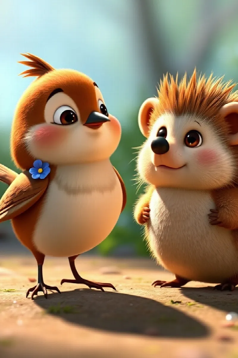 Picture 4 from the tale The Hedgehog's Secret Song