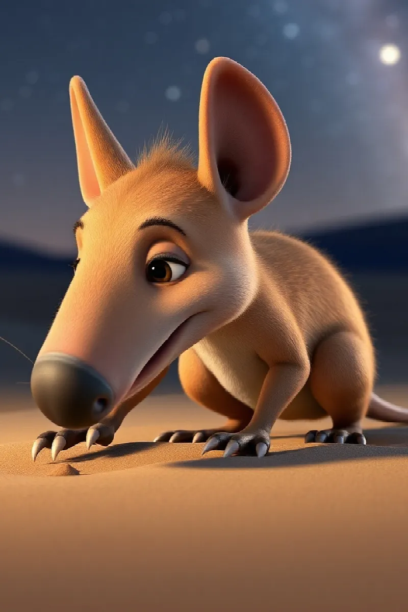 Picture 2 from the tale The Little Aardvark
