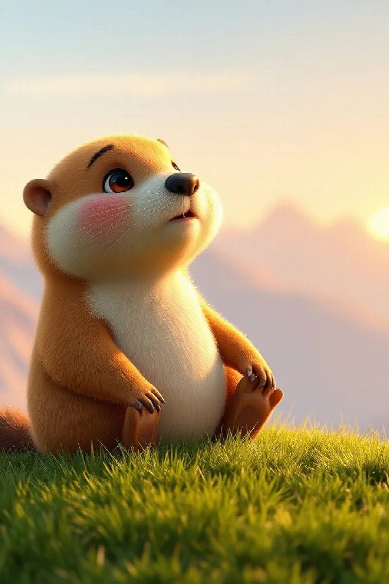 Picture 1 from the tale The Little Marmot