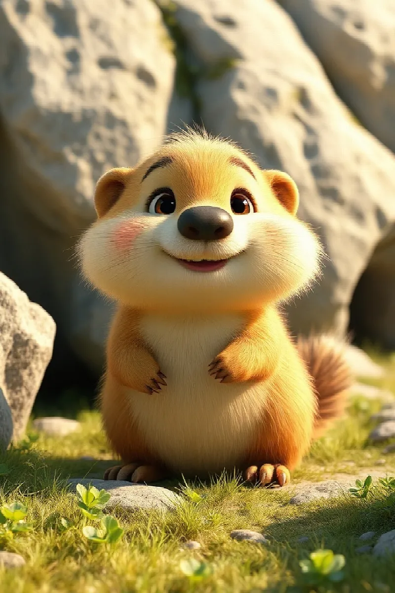 Picture 2 from the tale The Little Marmot