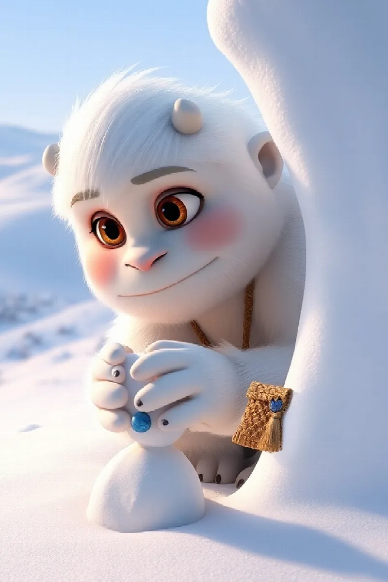 Picture 1 from the tale The Shy Yeti