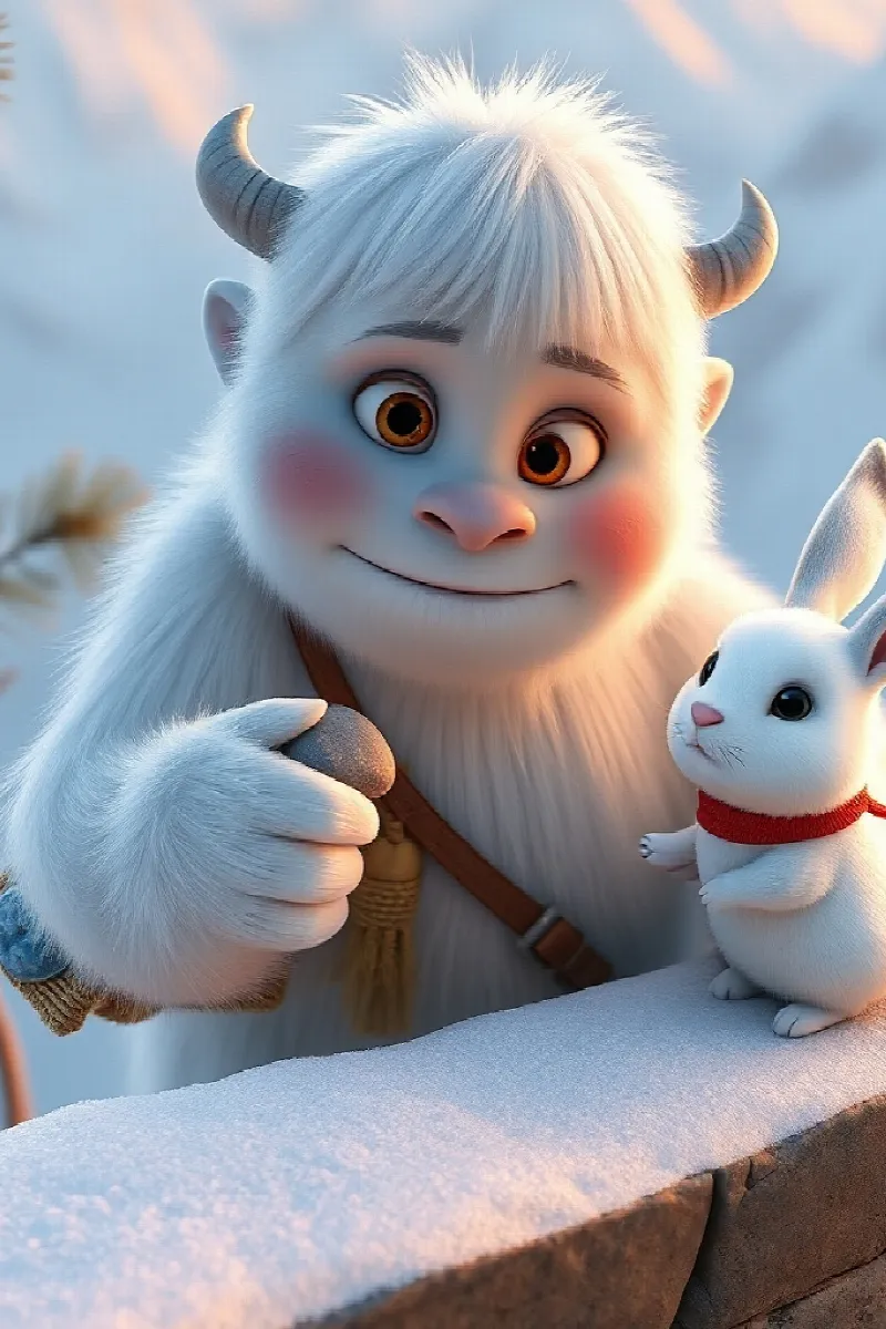 Picture 2 from the tale The Shy Yeti