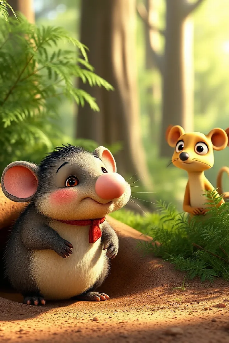 Picture 1 from the tale The Little Wombat's Promise
