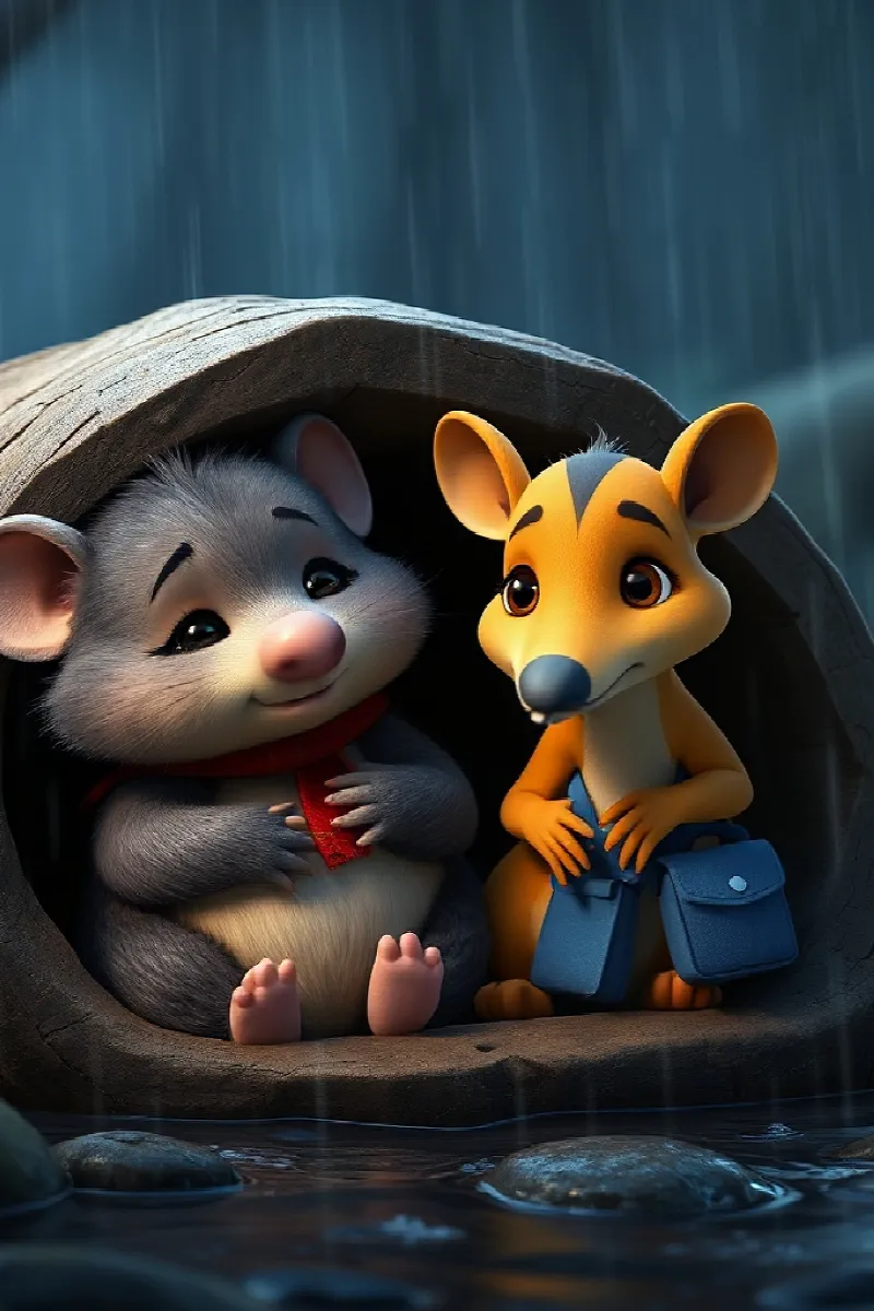 Picture 4 from the tale The Little Wombat's Promise