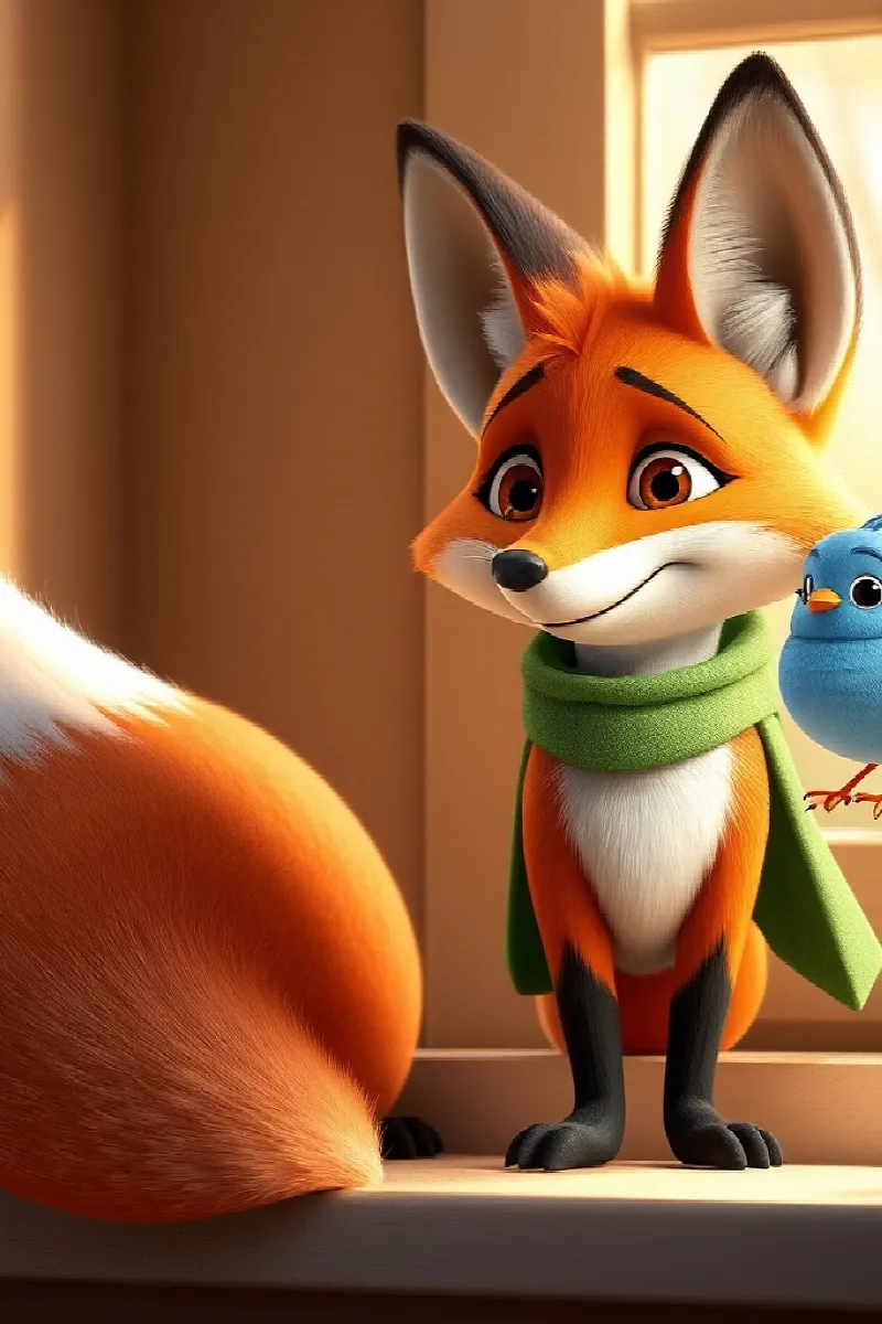 Picture 3 from the tale The Fox's Birthday Crown