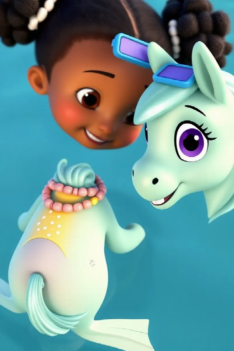 Picture 4 from the tale The Girl and the Ocean Pony