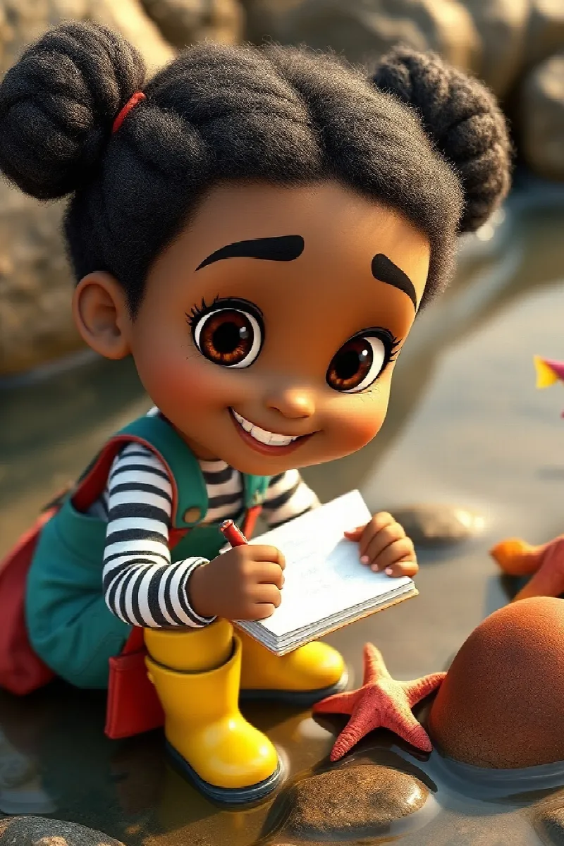 Picture 2 from the tale The Girl and the Sea Cucumber