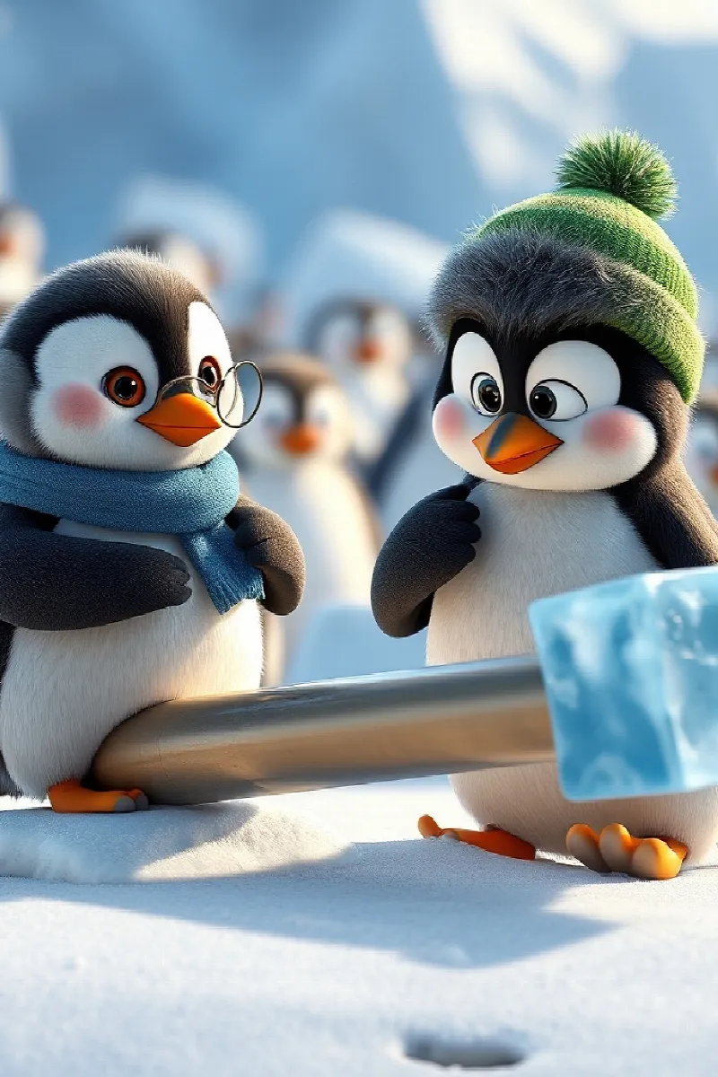 Picture 3 from the tale The Penguin's Telescope