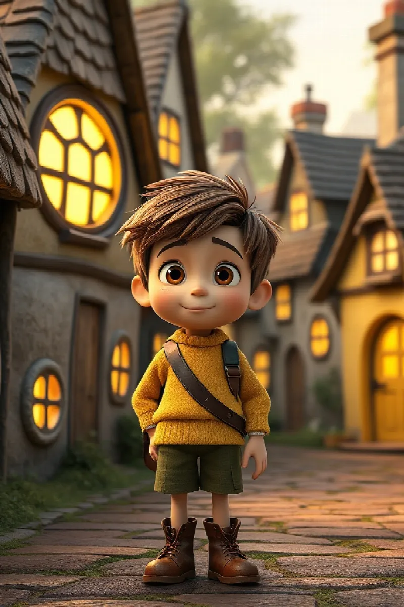 Picture 1 from the tale The Village of Tiny Windows