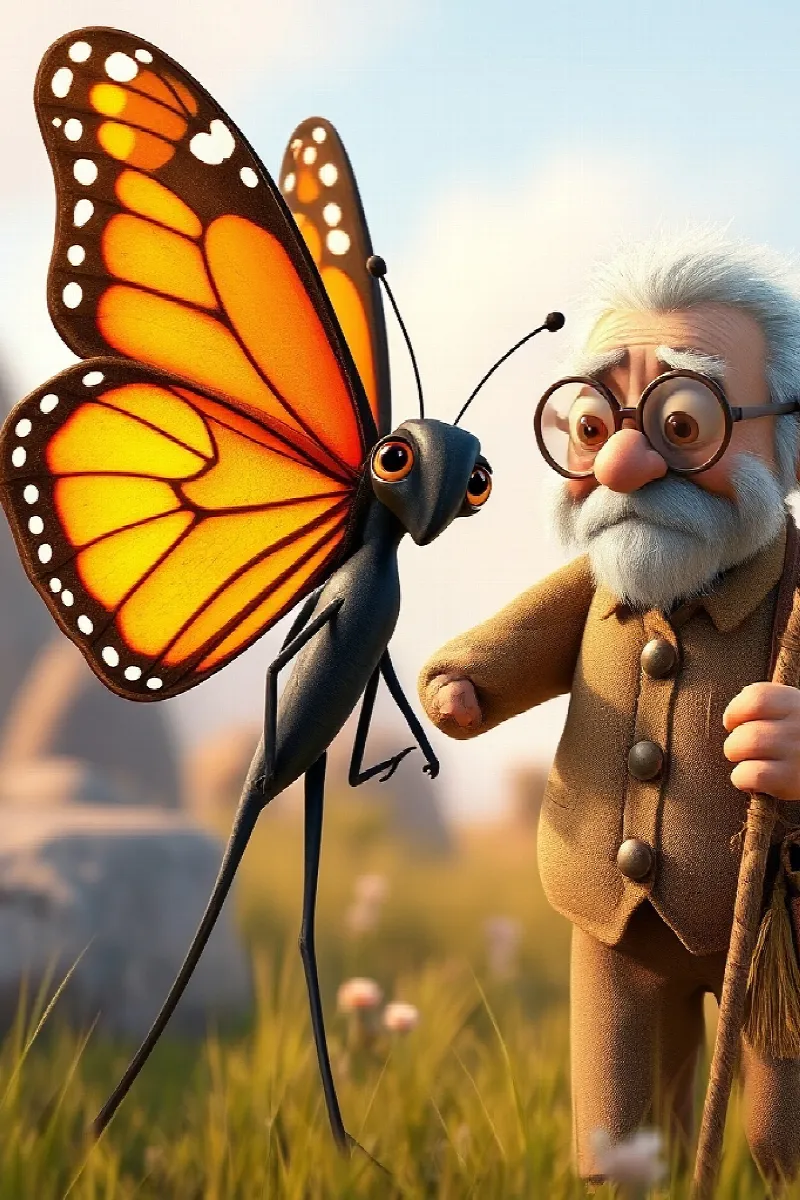 Çöl Kelebeği masalından 3. resim