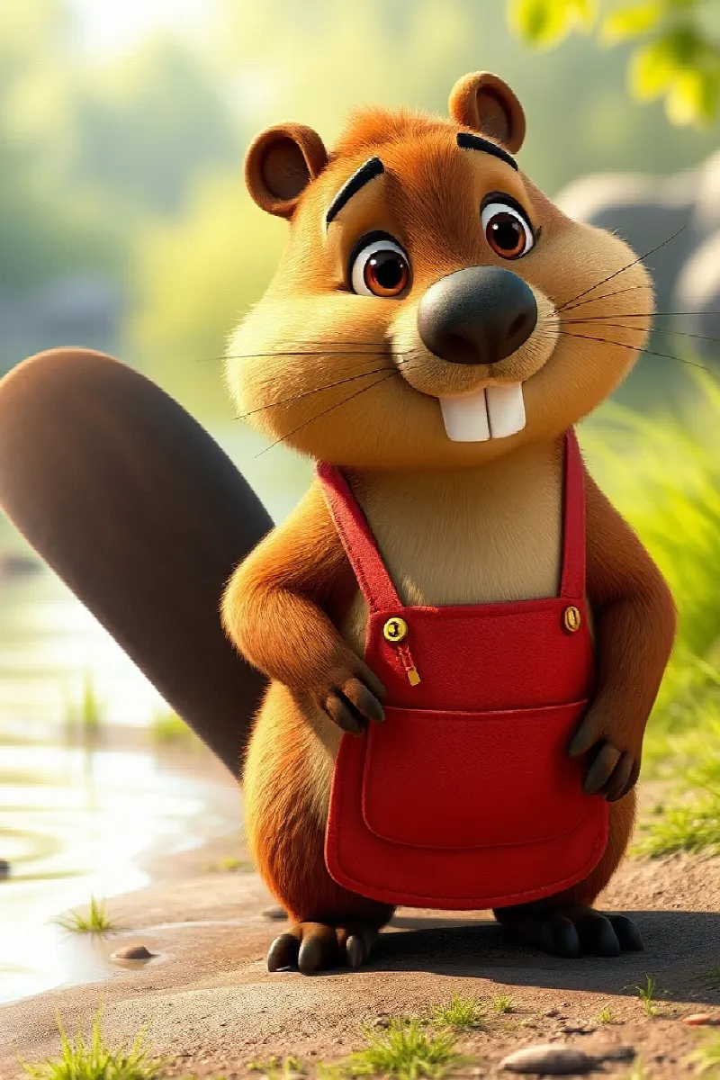 Picture 1 from the tale The Beaver's Upside-Down House