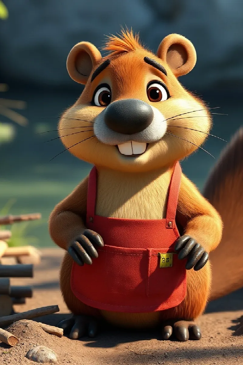 Picture 2 from the tale The Beaver's Upside-Down House