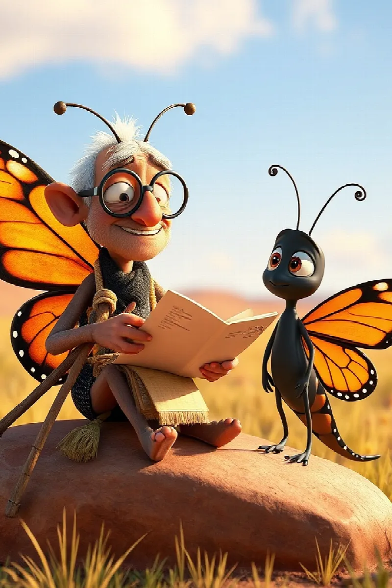 Picture 2 from the tale The Desert Butterfly